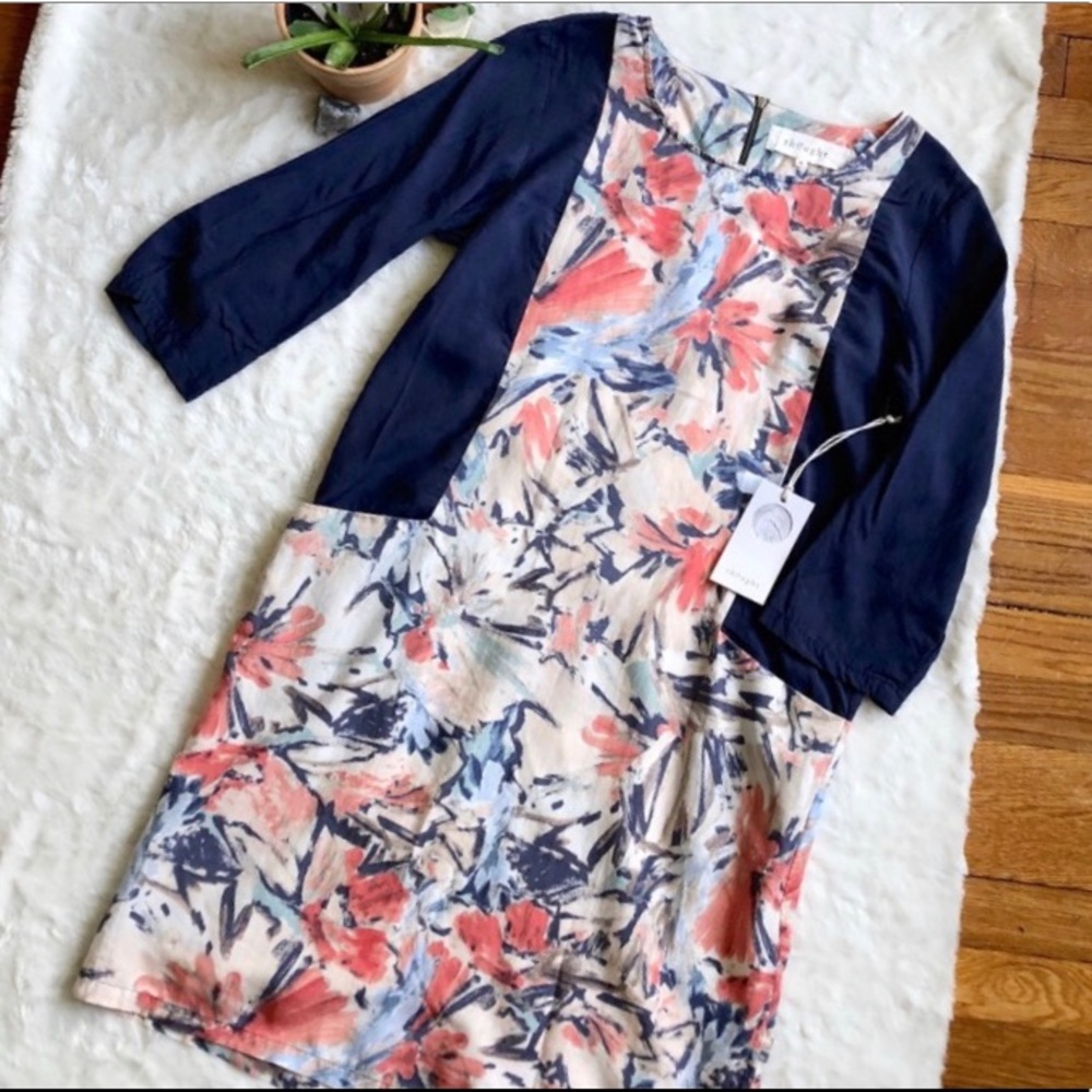 NWT Anthropologie Thought UK Tencel Dress M - Picture 2 of 9